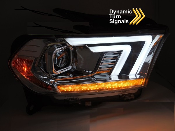 Koplampen Tube SEQ Dodge Durango 2010-2013 Chrome