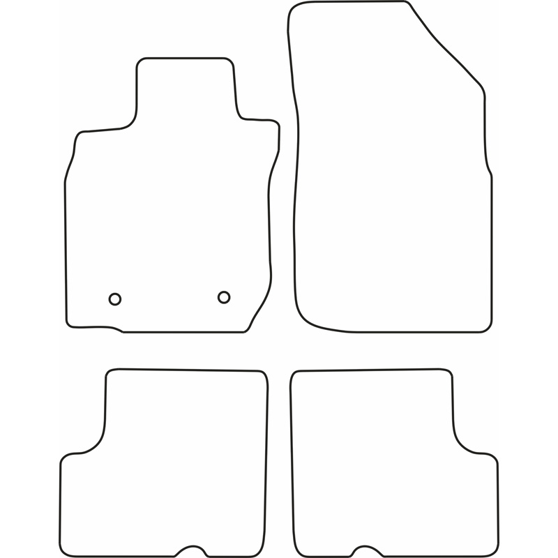 Automatten Velours  Dacia Duster 2010-2014