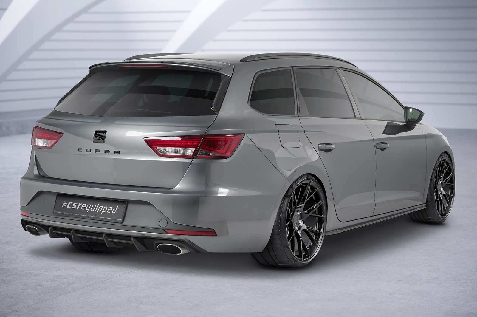 Zijskirts Seat Leon FR / Cupra CSR Glans Zwart
