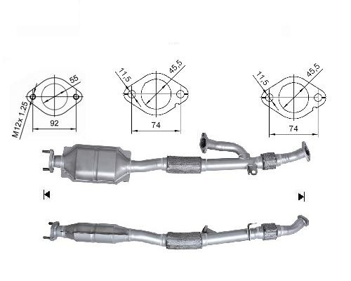 Hyundai COUPE 2.7i V6 24V 2657 cc 123 Kw / 167 cv 6BA Magnaflow