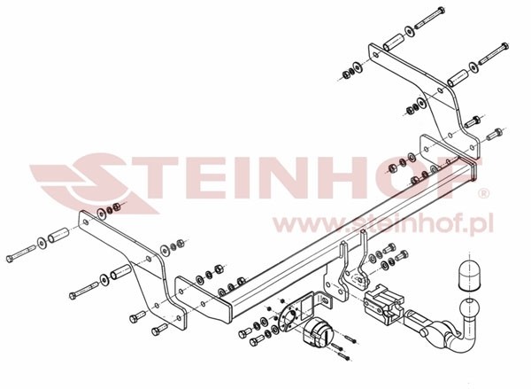 Trekhaak Dacia Sandero Stepway 2013-....