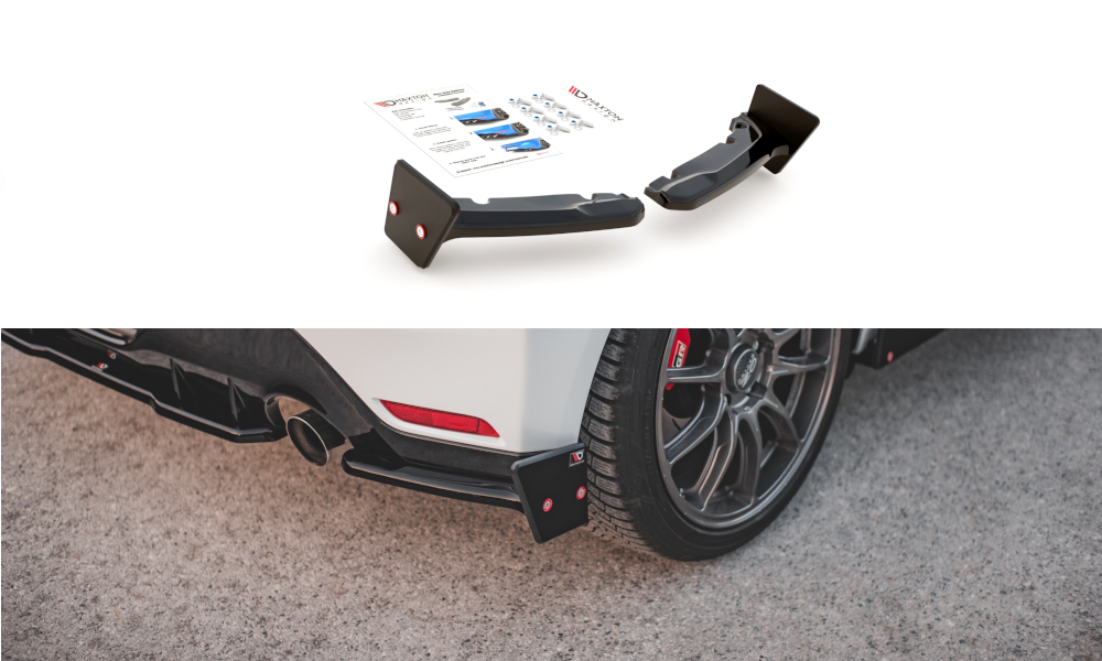Street Pro Zijdiffusers met Canards Toyota GR Yaris MK4 Maxton