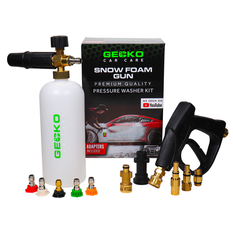 Gecko Snow foam pistool + adapters