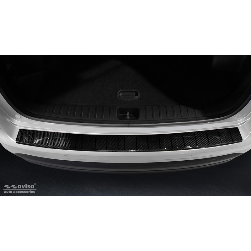 Echt 3D Carbon Achterbumperprotector  Hyundai Tucson Facelift 2018-