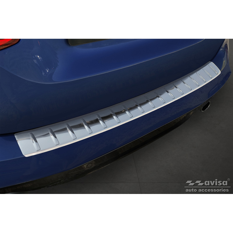 RVS Achterbumperprotector  BMW 2 Active Tourer F45 2013-2021 met M-Pakket 'Ribs'