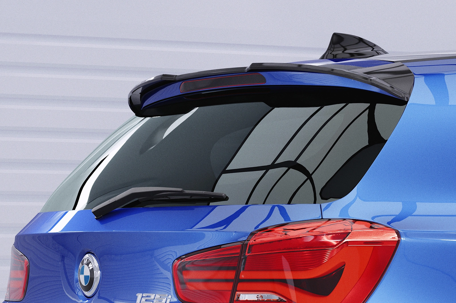 Achterspoiler BMW 1 Serie F20/F21 glans zwart – CSR Automotive