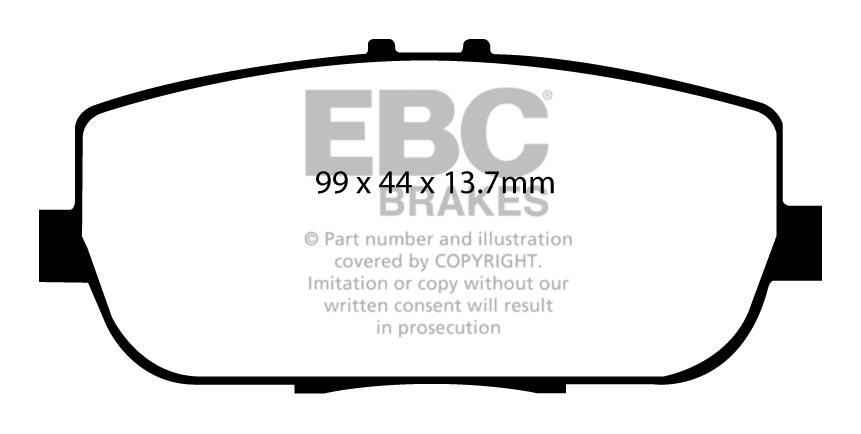 EBC Brakes MAZDA MX5 2.0 2005-.. Remblokken achterzijde