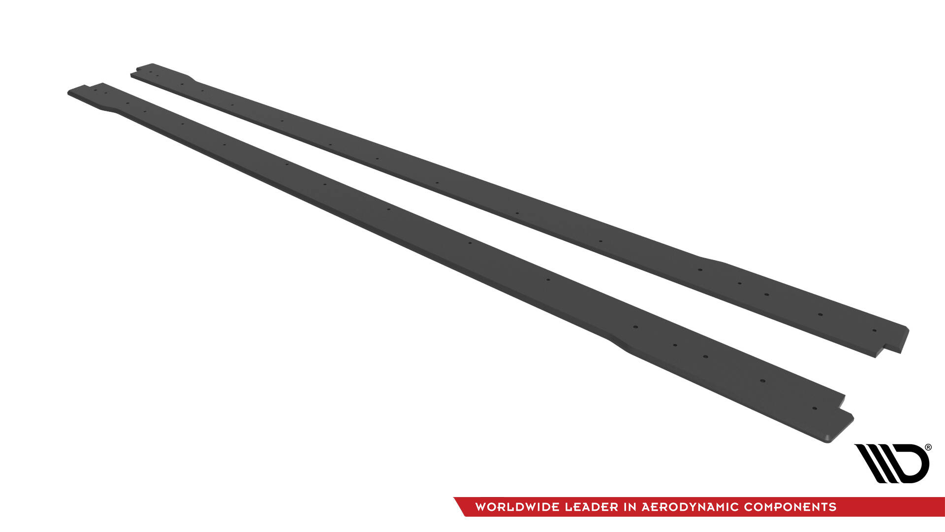 Street Pro Zijskirts Hyundai Veloster N MK2 Maxton Glanzend zwart
