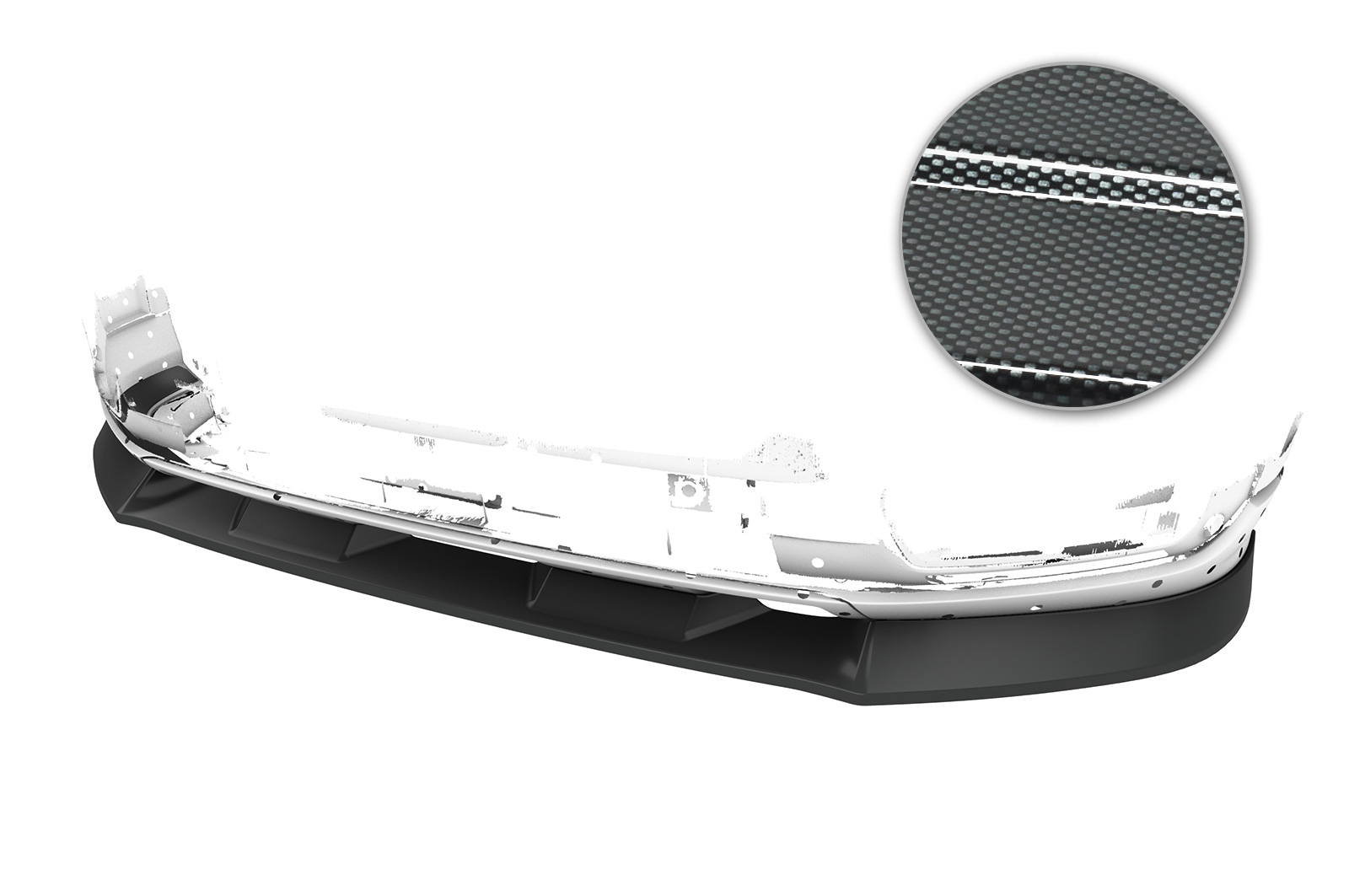 Voorspoiler Audi Q2 S-Line CSR Carbon Look