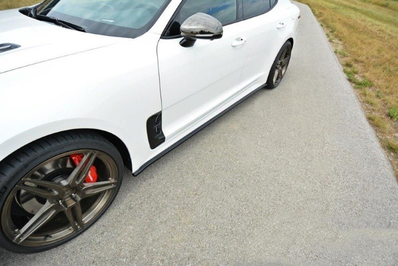 Zijskirts Diffusers KIA Stinger GT Glanzend Zwart