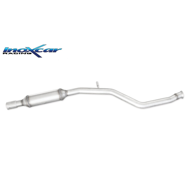 100% RVS Middendemper  Peugeot 206CC 2.0 16v 136pk 2001-2004
