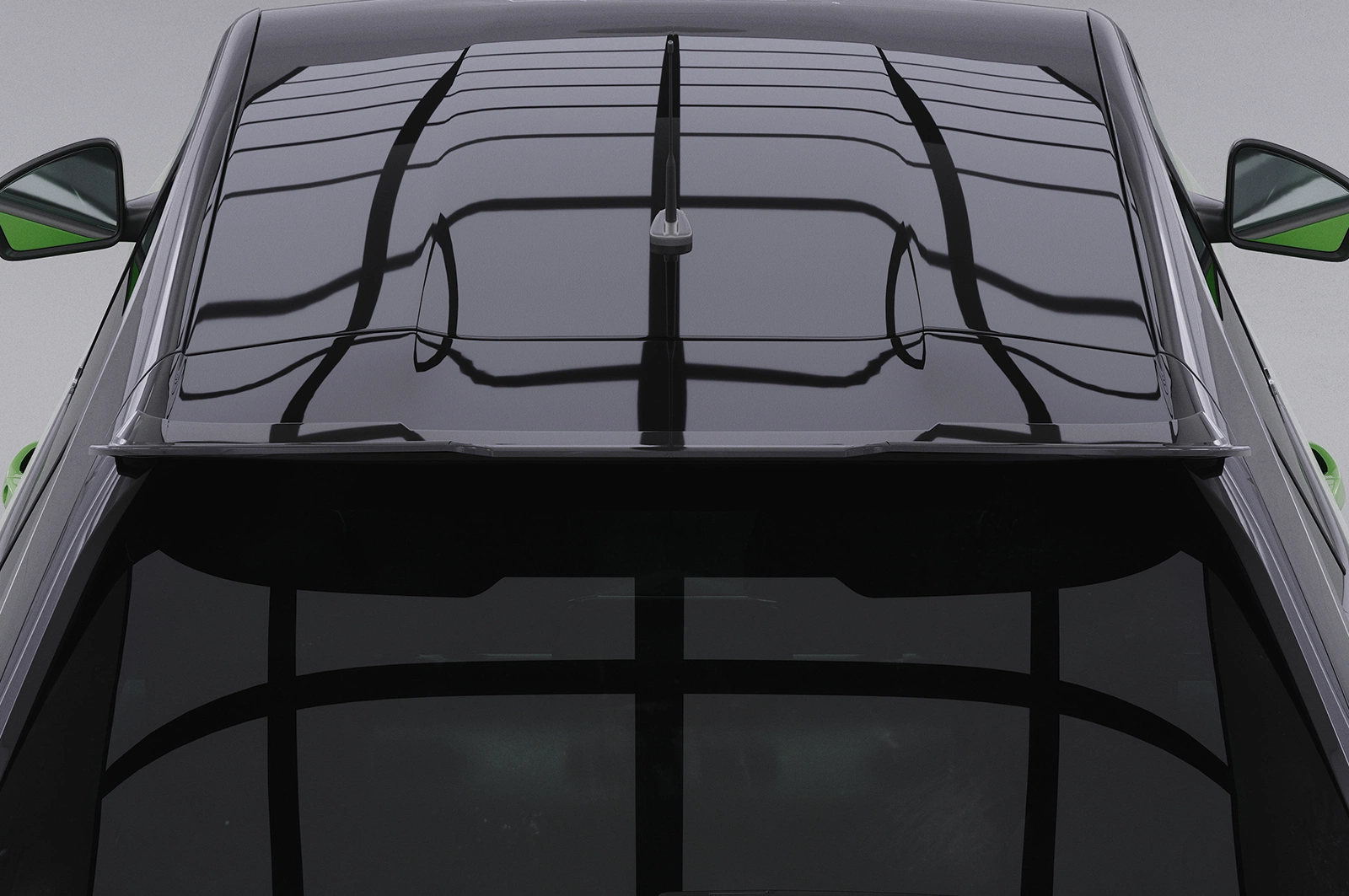 Achterspoiler Opel Mokka B glans zwart