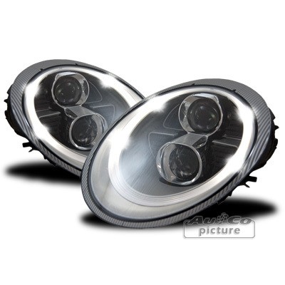 Headlights Porsche 997 LED DRL Look Xenon