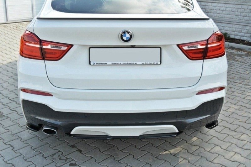 Centrale Achterspoiler BMW X4 M-Pack (zonder verticale bar) Glanzend Zwart