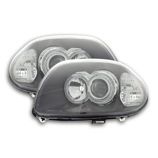 Faros Renault Clio B Angel Eyes