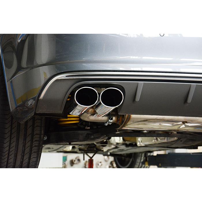 AUDI A3 8VA Sportback Facelift 2.0 TFSI (190 Hp) 2016 Endpipe kit 100x75 Right + 100x75 Left