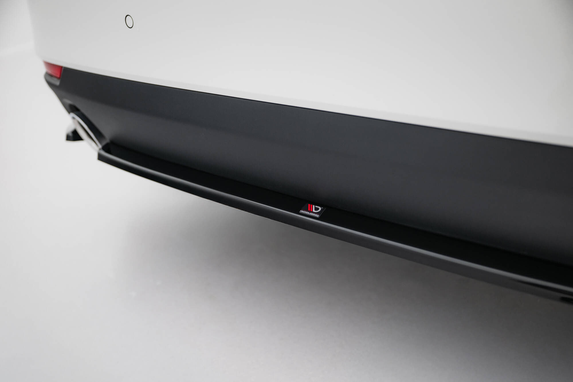 Achter Diffuser BMW 4 Coupe / Cabrio G22 / G23 Maxton Glanzend zwart