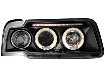 Audi 80 Faros con Angel Eyes rings