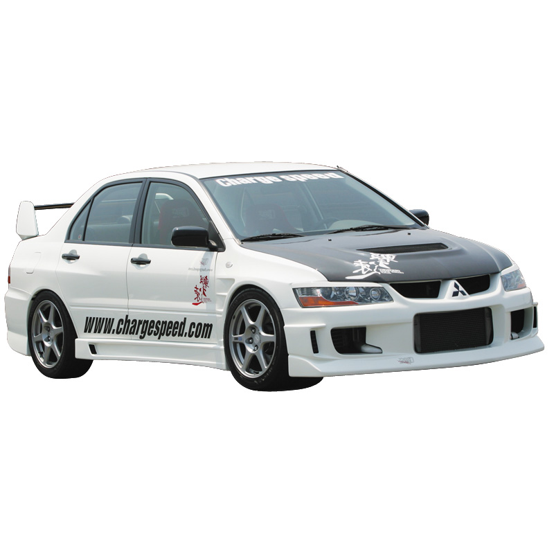 Chargespeed Voorspatborden  Mitsubishi Lancer EVO 7/8/9 CT9A (FRP) +20mm