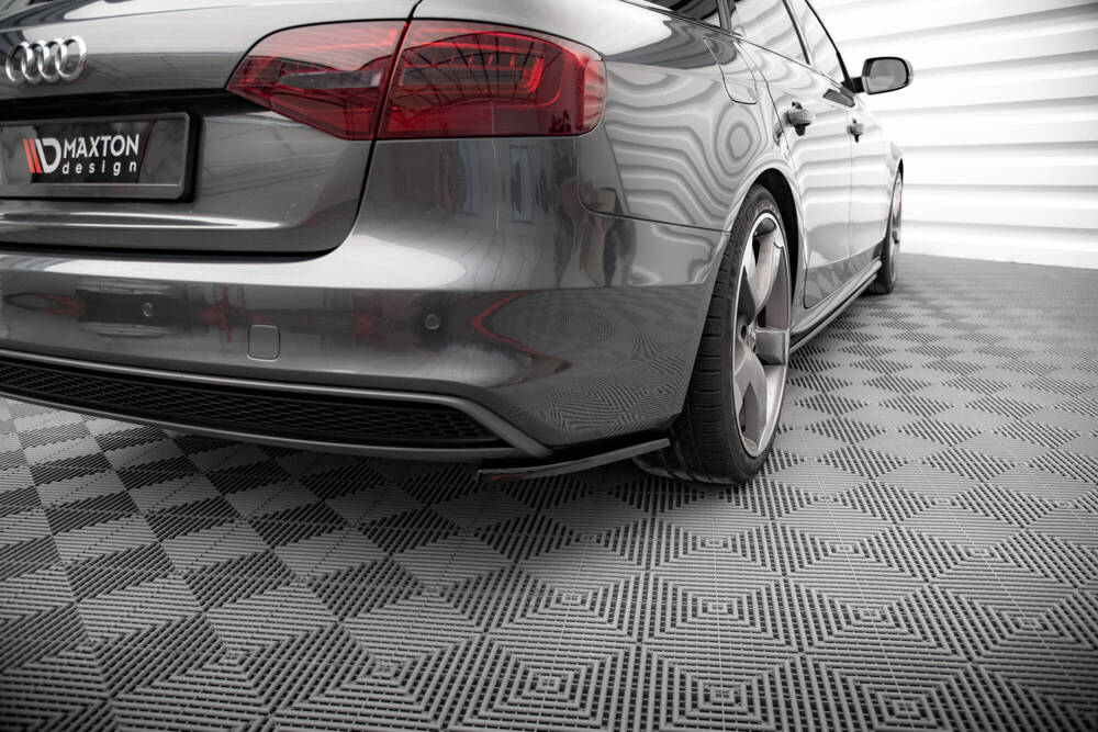 Zijdiffuser V.2 Audi A4 S-Line Avant B8 FL Maxton Glans Zwart