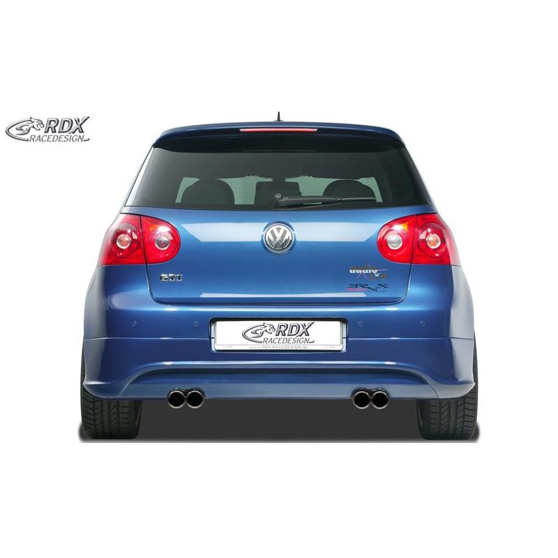 Achterskirt  Volkswagen Golf V R32 Hatchback 3/5-deurs 2003-2008 (uitlaat links/rechts) excl. Variant/Plus (ABS)