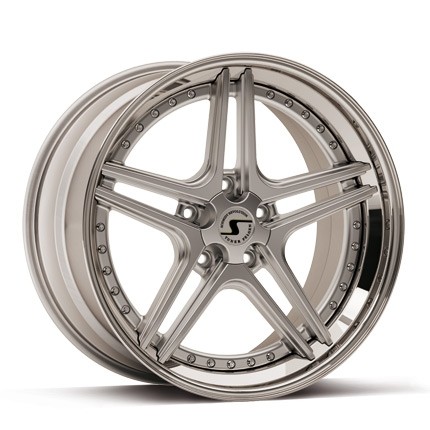 Velgen Schmidt FS-Line High Gloss zilver 10x21 5x130 ET15