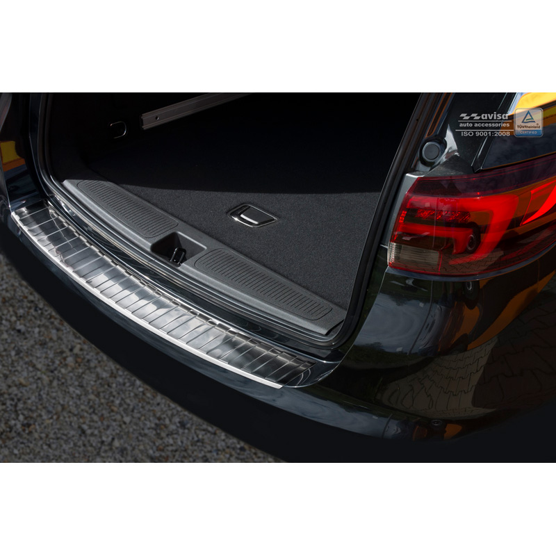 RVS Achterbumperprotector  Opel Astra K Sportstourer 2015-2022 'Ribs'