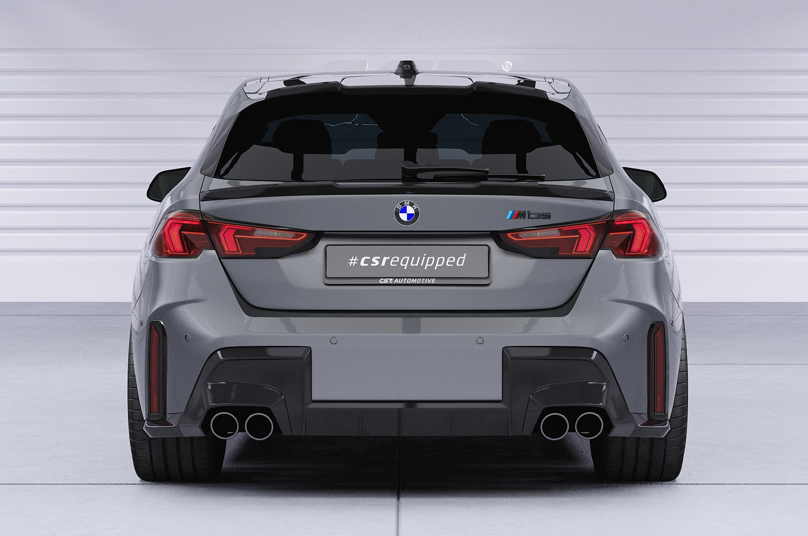 Achterspoiler BMW 1er F70 M Pro / M135 Glans Zwart (2024)