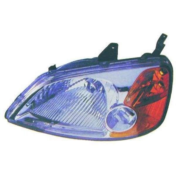 Koplamp links CIVIC 01->> DEPO H4