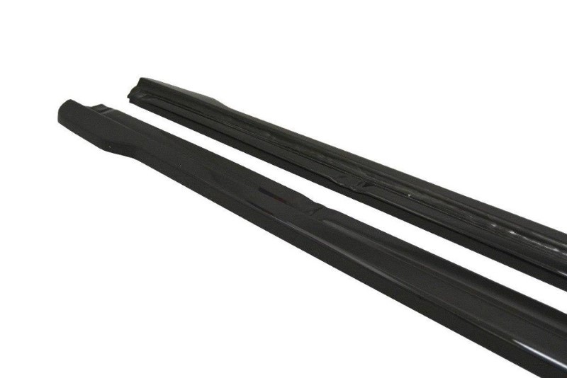 Zij Skirts Diffusers Audi Q2 MK.1 Glanzend Zwart