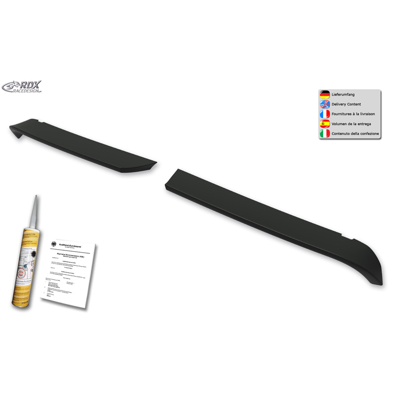 RDX Dakspoiler  Volkswagen Crafter (H1) 2006-2016 & Mercedes Sprinter (H1) 2006-2018 & 2018- (met 2 achterdeuren) (PU)