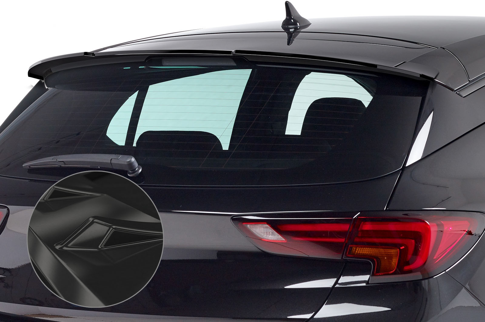 Achterspoiler Opel Astra K Schrägheck (2015–) Glans Zwart – CSR Automotive