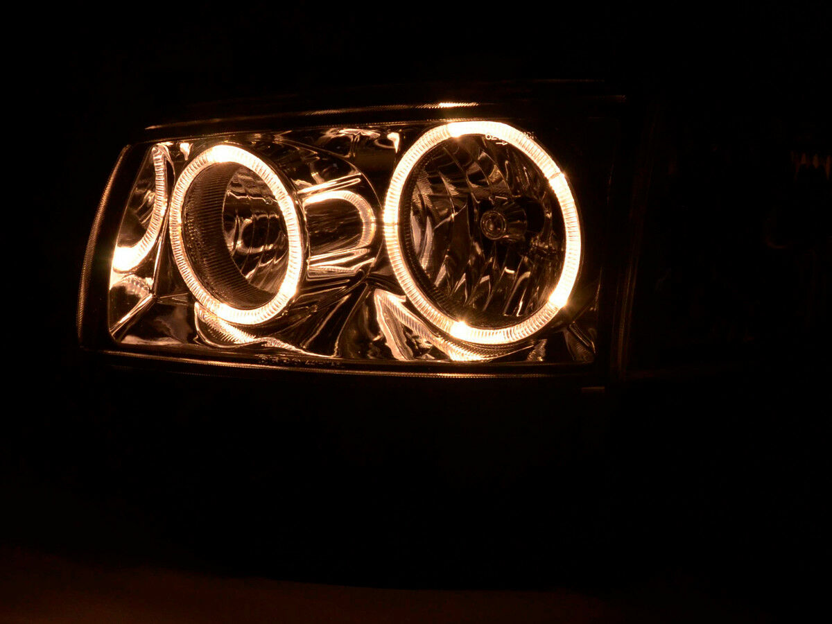 Faros Bus T4 Angel Eyes cromo