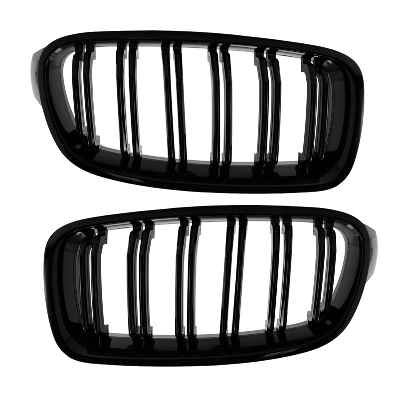 Glanzend zwarte Grills BMW 3-Serie F30/F31 2012-2016 M-Style