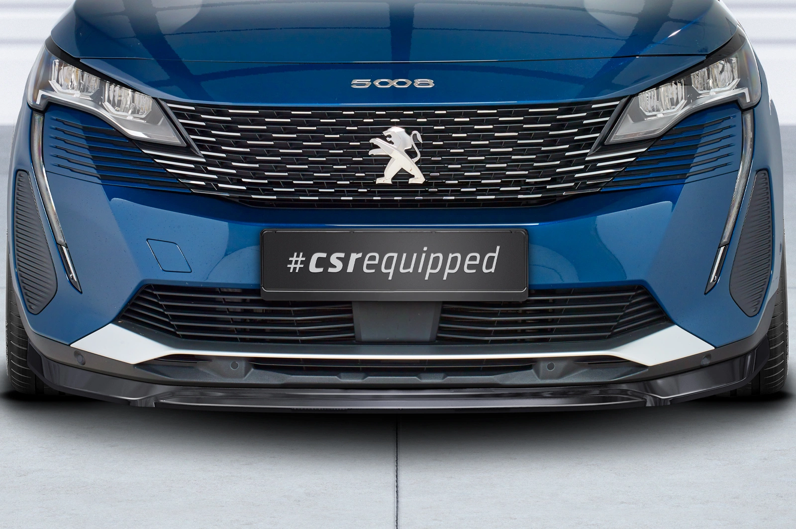 Voorspoiler Peugeot 5008 (2e Gen) Facelift Glans Zwart van CSR Automotive (2020-)