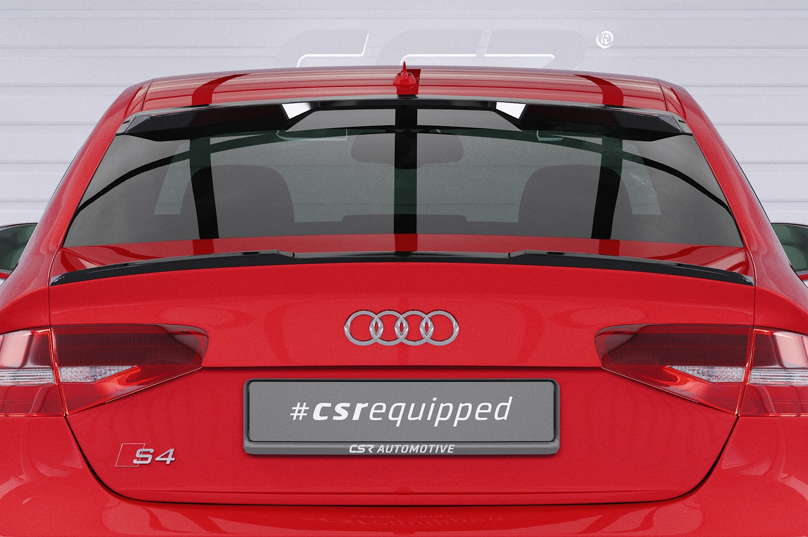 Achterspoiler Audi A4 B8 (Typ 8K) Limousine Glans Zwart - CSR Design