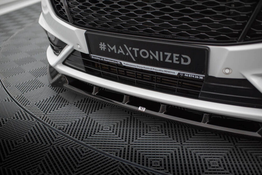 Voorspoiler Ford Mondeo Sport Facelift Maxton Glans Zwart
