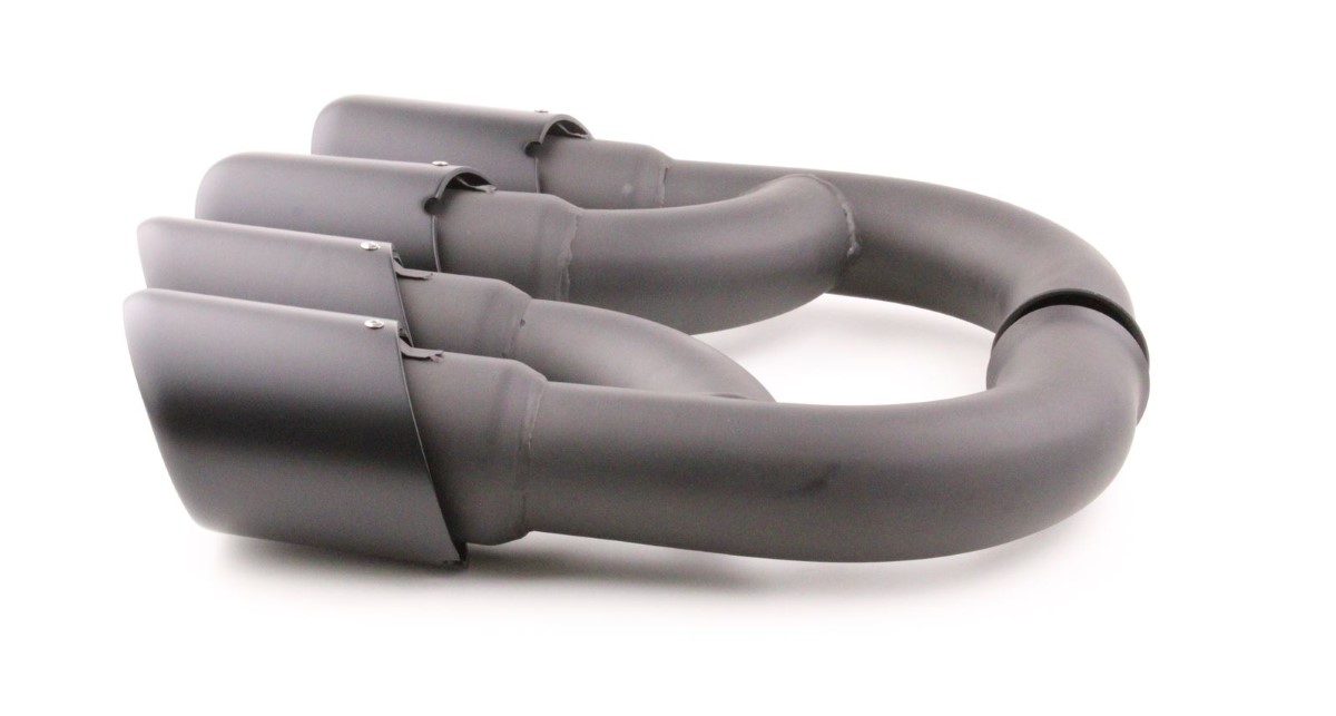 Exhaust tips Porsche Cayenne 958 92A Facelift GTS Look 14-17