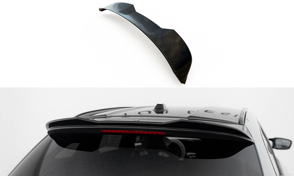 Spoiler Cap BMW 3 Standard / M340 / M-Pack / M3 Touring G21 / G81 Maxton Glanzend zwart