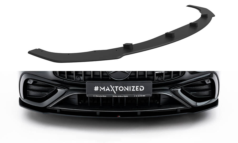 Street Pro Voorspoiler Mercedes-AMG CLE 53 C236 Maxton Glanzend zwart