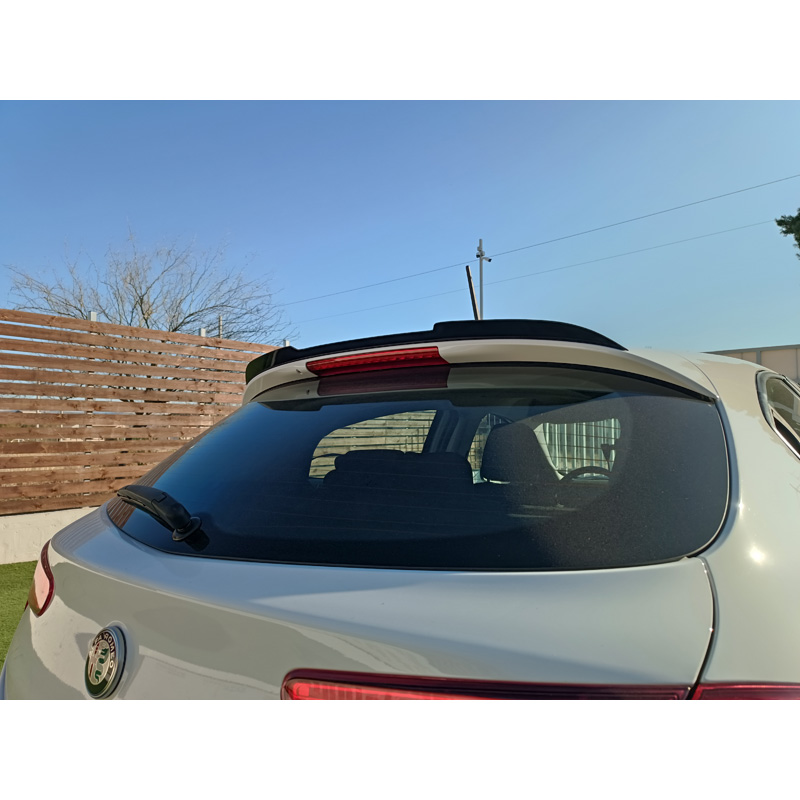 Dakspoiler (Spoiler Cap)  Alfa Romeo Giulietta 2010-2020 (ABS Glanzend zwart)