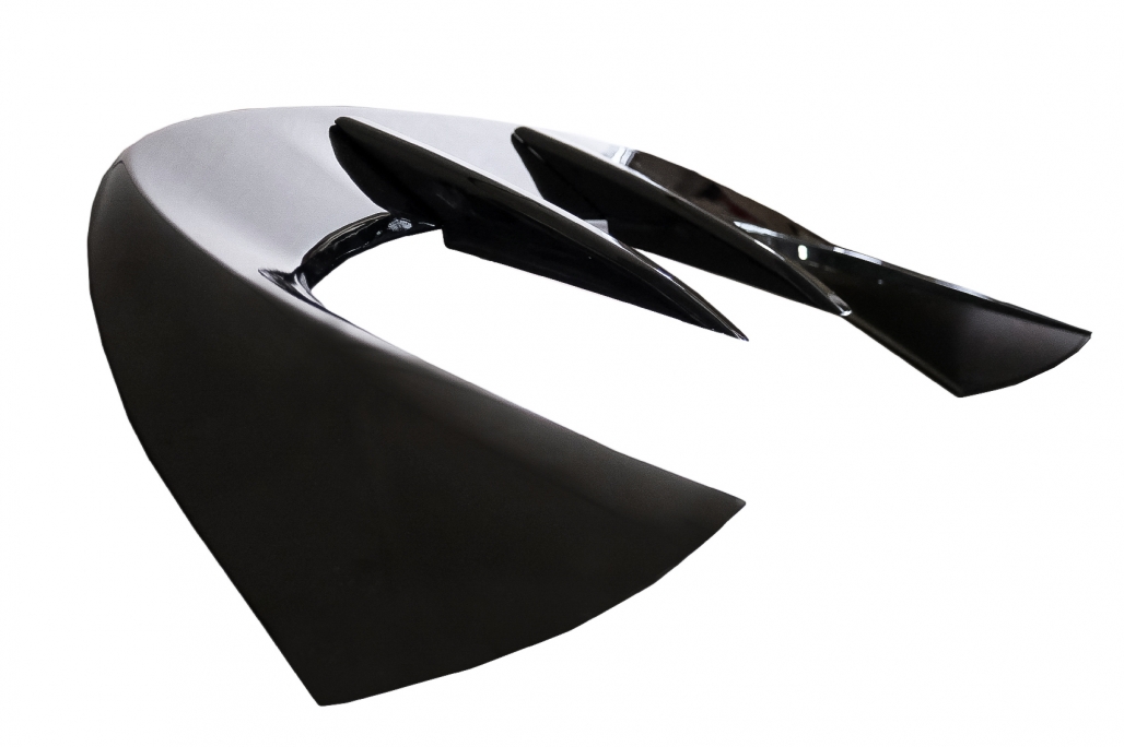Spoiler BMW X1 F48 Pre-LCI 15-19 Glans Zwart