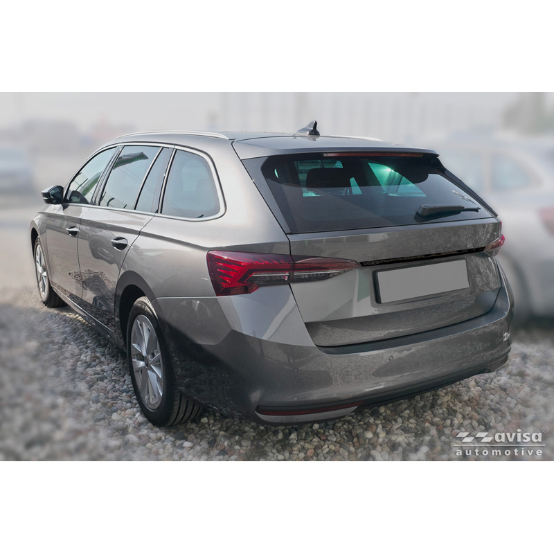 Avisa Zwart Chroom RVS Kofferbak Sierlijst  Skoda Octavia IV Combi (NX5) 2019-2024 & Facelift 2024-