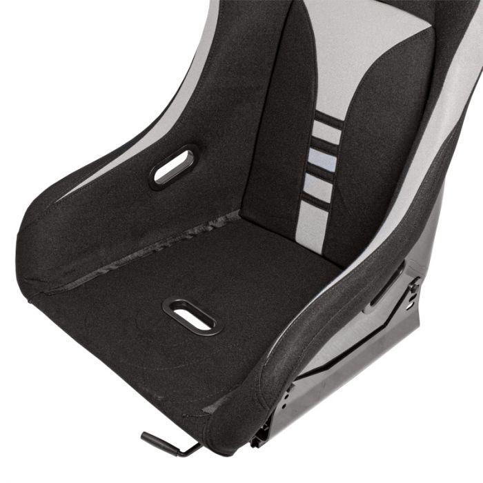 Sportstoel 'RT' - Zwart/Grijs - Vaste polyester rugleuning - incl. sledes
