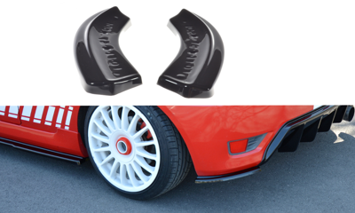 Zijdiffusers Ford Fiesta ST Mk6 Glans Zwart