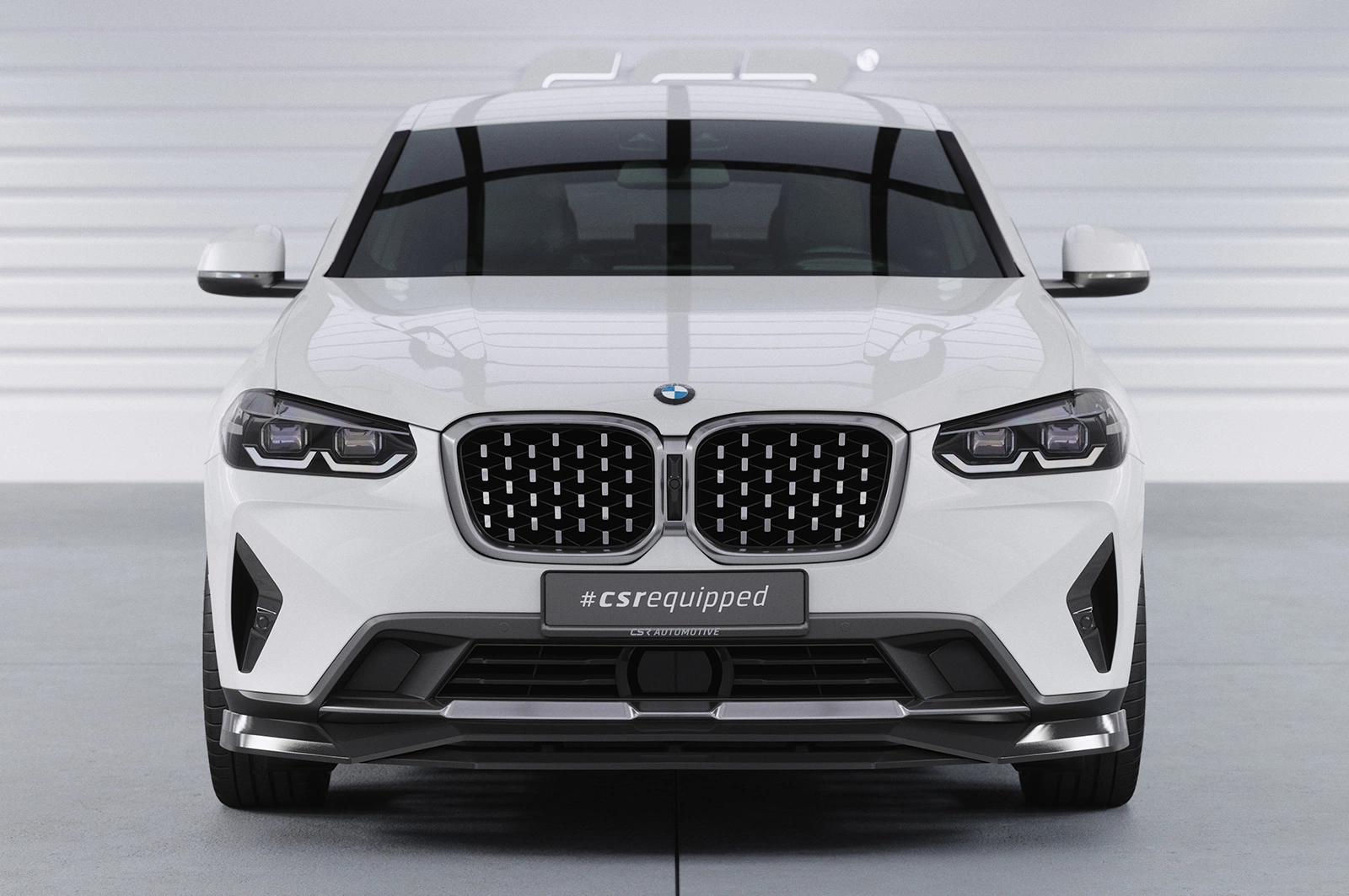 Voorspoiler BMW X4 (G02) Glans Zwart (08/2021–) CSR