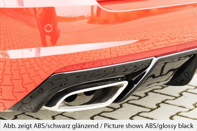 Achteraanzet Carbon-look Rieger Skoda Octavia RS 5E