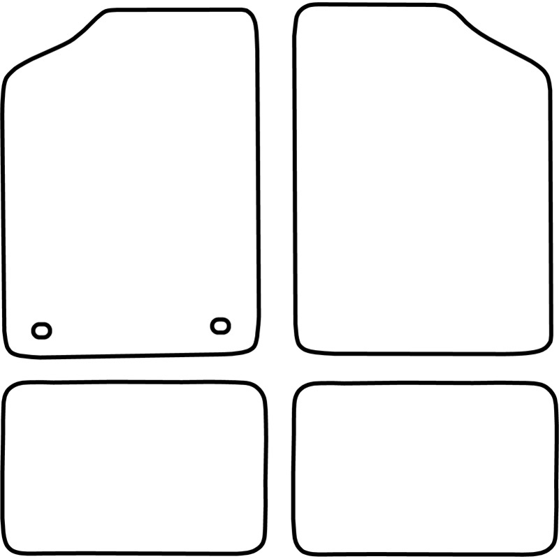 Automatten Velours  Renault R5 / 9 / 11 1972-1988