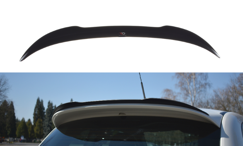 Spoiler Extentie Fiat 500 Abarth MK1 Glanzend Zwart Maxton