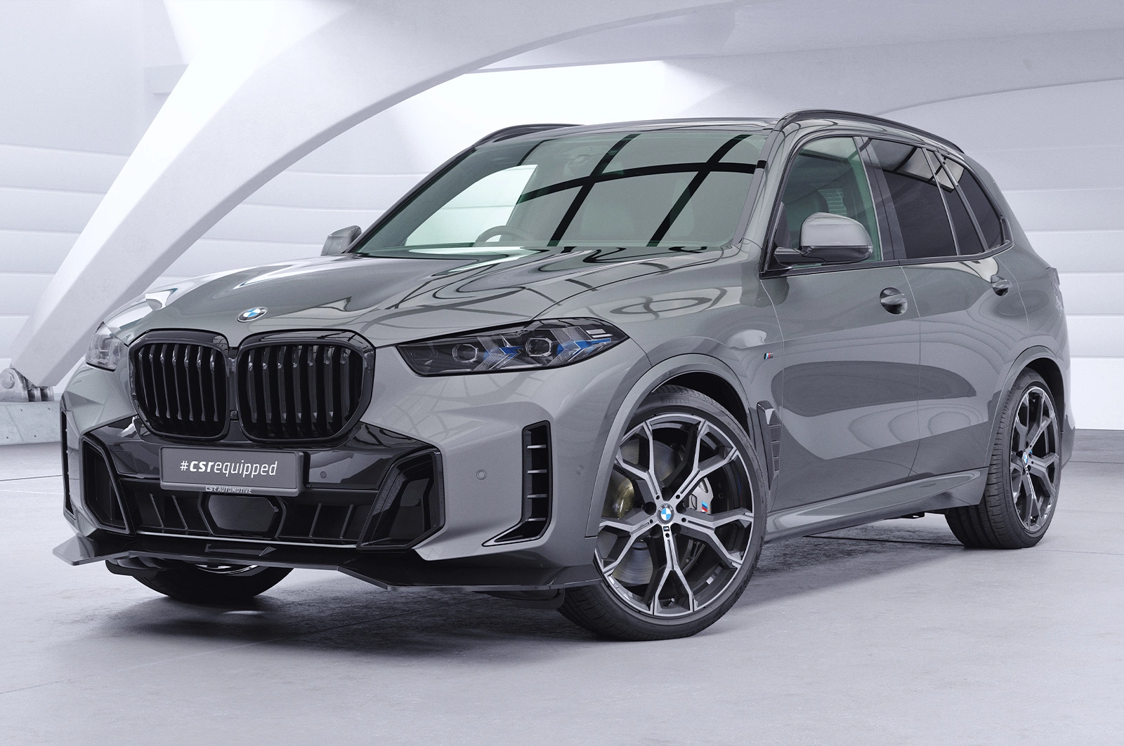 Voorspoiler BMW X5 G05 glans zwart